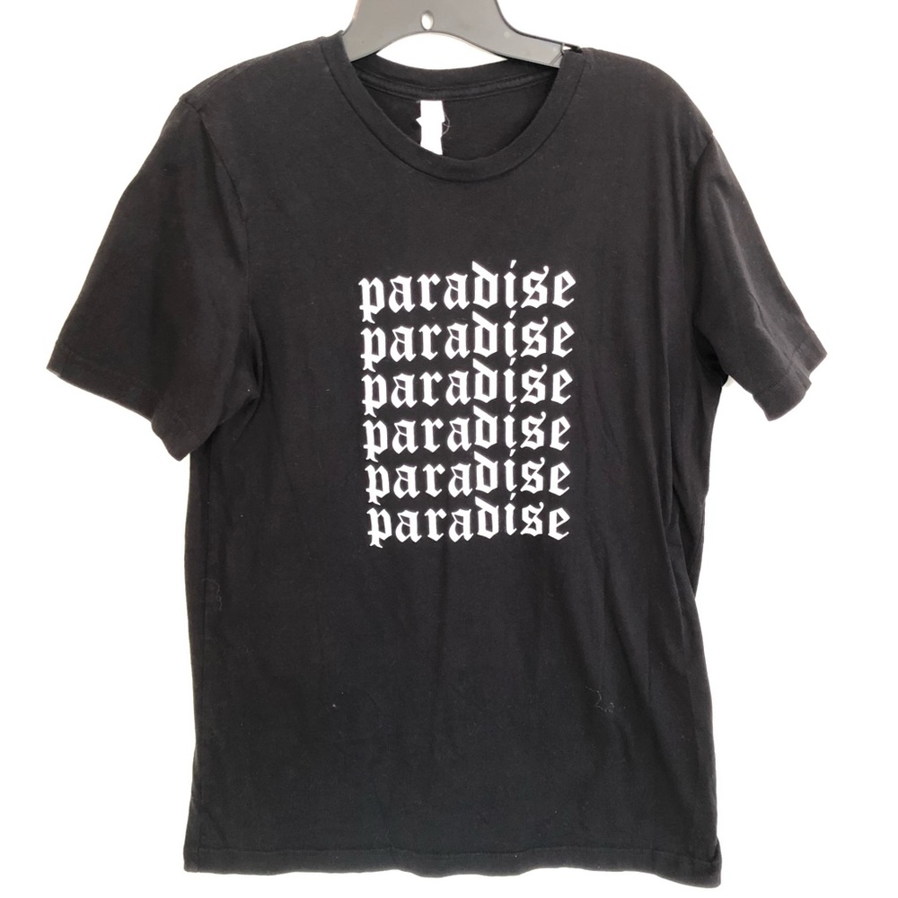 Bella Canvas Black PARADISE T-Shirt M